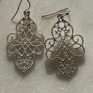 Intricate Silver Filigree Earrings